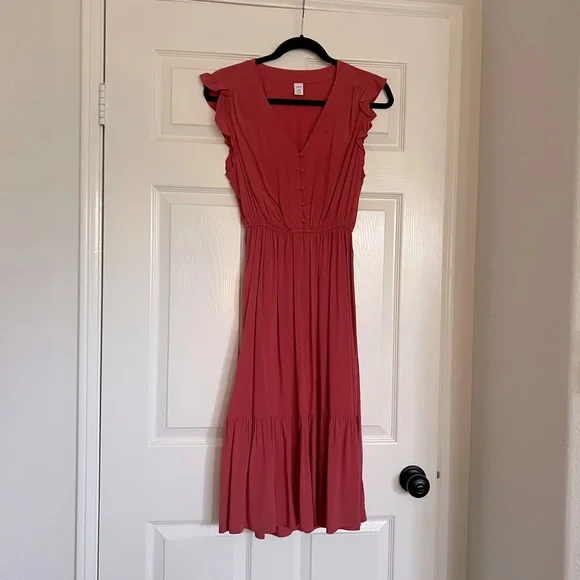 black strapless midi dress with slit Dianna Strapless Slit Midi Formal Dress in Red | Size: M | Knit Fabric/Stretchy Fabric
